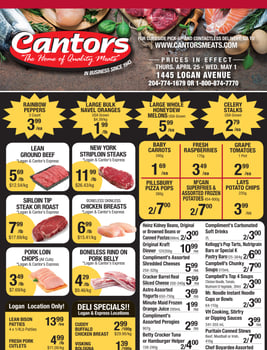 Cantor's Quality Meats & Groceries - Weekly Flyer Specials
